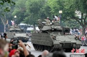 卜卦问事美国纪念陆军成立250周年阅兵仪式在华盛顿举行
