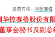 卜卦问事华控赛格董事长、董秘、副总经理三高管同日辞职